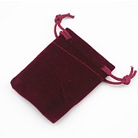 Aeaoa Pack Of 25 Small Velvet Gift Bags Drawstring Jewelry Pouches Candy Bags Wedding Favors 3 X 2 Black