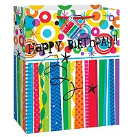 Rainbow Birthday Gift Bag 125 X 105 1 Pc