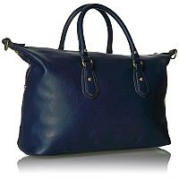 Tommy Hilfiger Jaden Satchel Crossbody Bag Navy Polyvinyl Chloride