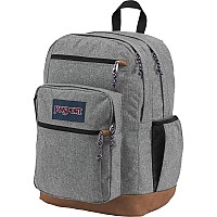 Jansport Cool Backpack With 15Inch Laptop Sleeve Large Computer Bag Rucksack With 2 Compartments Ergonomic Straps Grey Let