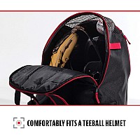 Franklin Sports Kids Baseball Bag Youth Teeball Baseball Softball Backpack Boys Girls Bat Pack Youth Bat Equipment