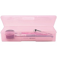 Beauticom Personal Box Storage Case For Professional Manicurist Nails Pedicure Large Size 40 Pieces Pink