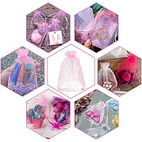 G2Plus 4X6 Organza Bags100Pcs 10X15Cm Drawstring Organza Jewelry Favor Pouches Wedding Party Festival Gift Bags Candy Bags P