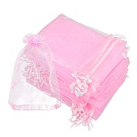 G2Plus 4X6 Organza Bags100Pcs 10X15Cm Drawstring Organza Jewelry Favor Pouches Wedding Party Festival Gift Bags Candy Bags P