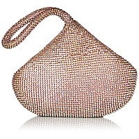 Jessica Mcclintock Staci Mesh Wristlet Pouch Pink