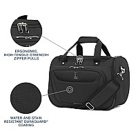 Travelpro Maxlite 5 Softside Lightweight Underseat Carryon Travel Tote Overnight Weekender Bag Men And Women Black 18Inch