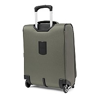 Travelpro Maxlite 5 Softside Expandable Upright 2 Wheel Carry On Luggage Lightweight Suitcase Men And Women Slate Green Carr