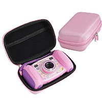 Hard Eva Carrying Case For Vtech Kidizoom Camera Pix By Hermitshell Pink Not Fit Vtech Kidizoom Duo