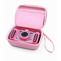 Casematix Pink Camera Case Compatible With Kidizoom Camera Pix Plus Dragon Touch Instant Print Camera And Camera Toy Accessori