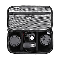 Szone Padded Folding Camera Bag For Dslr Slr Camera Tlr Sony Canon Nikon Or Flash Grey Covers Cases