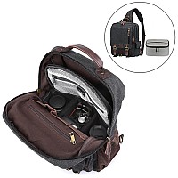 Szone Padded Folding Camera Bag For Dslr Slr Camera Tlr Sony Canon Nikon Or Flash Grey Covers Cases