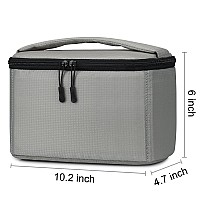 Szone Padded Folding Camera Bag For Dslr Slr Camera Tlr Sony Canon Nikon Or Flash Grey Covers Cases