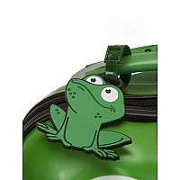 Rockland Jr Kids My First Hardside Spinner Luggage Expandable Frog Carryon 19Inch