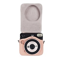 Phetium Protective Case Compatible With Fujifilm Instax Square Sq6 Instant Film Camera Soft Pu Leather Bag With Adjustable Shou