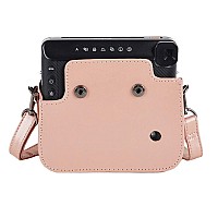 Phetium Protective Case Compatible With Fujifilm Instax Square Sq6 Instant Film Camera Soft Pu Leather Bag With Adjustable Shou