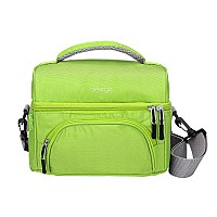 Bentgo Deluxe Lunch Bag Durable And Insulated Lunch Tote With Zippered Outer Pocket Internal Mesh Pocket Padded Adjustable