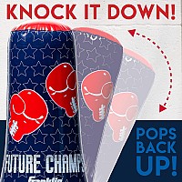 Franklin Sports Inflatable Punching Bag Bopper Glove Set Perfect For Kids Toddlers Oversized Boxing Bag Gloves Small