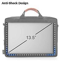 Tomtoc Protective Laptop Shoulder Bag For 1314 Inch Macbook Airpro 134144 Surface Laptop Studio6543 Hp Chromebook 14