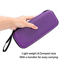 Hipiwe Eva Essential Oils Carrying Case Organizer For 20 Bottles 5Ml 10Ml Standard And Rollers Bottles Portable Hard Shell Essen