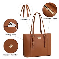 Laptop Bag For Women Large Office Handbags Briefcase Fits Up To 156 Inch Updated Versionbrown