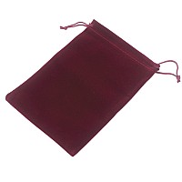 Pack Of 25 Velvet Gift Bags Drawstring Jewelry Pouches Candy Bags Wedding Favors 48 X 36 Burgundy Dark Red