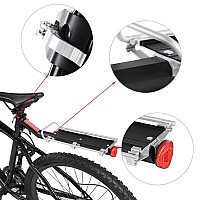 Rear Bike Rack Frame Mountporte Bagage De Velo Electrique Rearing Carrier Aluminum Alloy Mountain Road Bike Cycling Carrier Ra