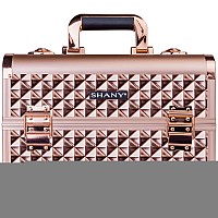 Shany Premier Fantasy Professional Makeup Train Case Cosmetic Box Portable Makeup Case Organizer Jewelry Storage With Locks 3 T