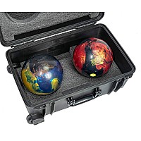 Case Club 2 Bowling Ball Heavy Duty Travel Case Store Organize Protect Up To 2 Bowling Balls Shoes And Accessories In A H