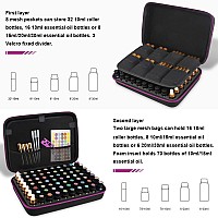 Canboc Essential Oil Storage Holder Organizer Carrying Case Essential Oils Box Holds 70 Bottles 5Ml 10Ml 15Ml 20Ml Bottle For D