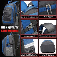 Proetrade Backpack Bookbag For College Sturdy Travel Business Hiking Fit Laptop Up To 156 Inch Multi Compartment Gifts For Men