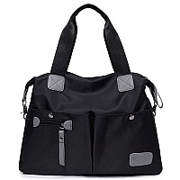 Women Tote Bag With Multiple Pockets Zippernurse Bags For Work Nursing Bagnylon Tote Handbag For Womenlarge Shoulder Handba