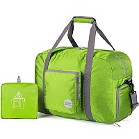 Wandf For Alaska Airlines 20 Foldable Travel Duffle Bag For Travel Gym Sports Weekender Bag Green