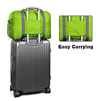 Wandf For Alaska Airlines 20 Foldable Travel Duffle Bag For Travel Gym Sports Weekender Bag Green