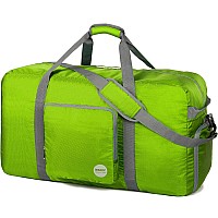 36 Foldable Duffle Bag 120L For Travel Gym Sports Lightweight Luggage Duffel By Wandf 36 Inches 120L Green 36