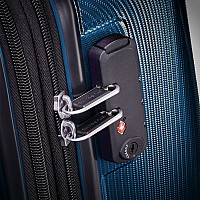 Samsonite Winfield 3 Dlx Hardside Expandable Luggage With Spinners Navy Checkedmedium 25Inch