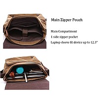 Canvas Laptop Messenger Bag Travel Satchel Shoulder Bag For 116 Lenovo Chromebook C330 500E 300E Dell Inspiron 11 Dell Chrom