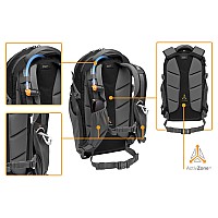 Lowepro Lp37259Pww Photo Active Outdoor Camera Backpack Quickshelf Dividers Fits 12Inch Laptop2L Hydration For Mirrorless