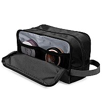 Toiletry,Shaving Bag for Men Hanging Dopp Kit Water Resistant Small for Traveling (Black)