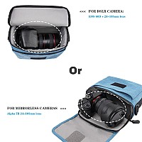 Besnfoto Camera Bag Small For Women Men Mirrorless Camera Bag Cute Compact Waterproof Canvas Messenger Bag For Dslr Slr Camera