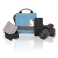 Besnfoto Camera Bag Small For Women Men Mirrorless Camera Bag Cute Compact Waterproof Canvas Messenger Bag For Dslr Slr Camera