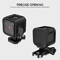 Parapace Protective Housing Frame Shell Case For Gopro Hero 5 Session 4 Session Action Camera Accessoriesblack