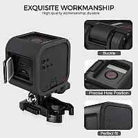 Parapace Protective Housing Frame Shell Case For Gopro Hero 5 Session 4 Session Action Camera Accessoriesblack