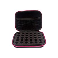 Dhxyzzb Myonly Essential Oils Carrying Case Holds 30 Grids For 13Ml Roller Bottles Storage Organizer Bag Hard Shell For Home T