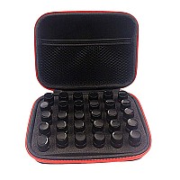 Dhxyzzb Myonly Essential Oils Carrying Case Holds 30 Grids For 13Ml Roller Bottles Storage Organizer Bag Hard Shell For Home T