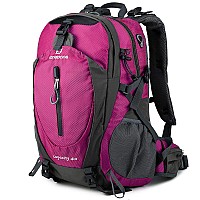 Fengdong 40L Waterproof Lightweight Outdoor Daypack Hikingcampingtravel Backpack For Women Men Pink