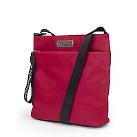 Nautica Womens Diver Nylon Small Crossbody Bag Purse With Adjustable Shoulder Strap Cross Body Red One Size Us