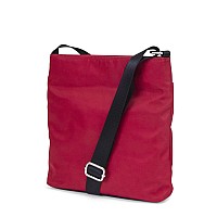 Nautica Womens Diver Nylon Small Crossbody Bag Purse With Adjustable Shoulder Strap Cross Body Red One Size Us