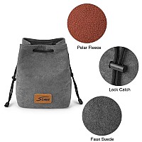 Szone Soft Camera Bag Dslr Insert Handbag Drawstring Lens Case Compatible With Canon Nikon Sony