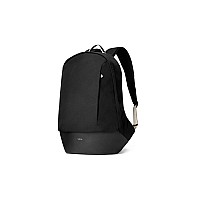 Bellroy Classic Backpack Premium Leather Panels Comfort Shoulder Straps Holds 15 Inch Laptop Front Internal Mesh Organiz