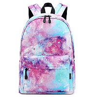 Abshoo Lightweight Water Resistant Galaxy Backpacks For Teen Girls Women School Bookbags Galaxy Pink